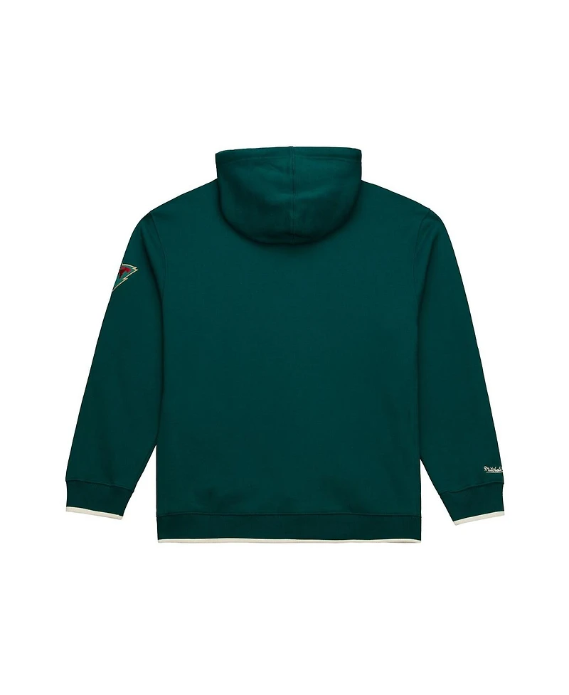 Mitchell & Ness Men's Green Minnesota Wild Team Legacy Hoodie