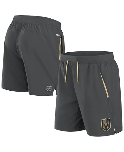 Fanatics Men's Gray Vegas Golden Knights Authentic Pro Rink Performance Shorts