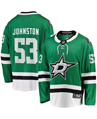 Fanatics Men's Wyatt Johnston Kelly Green Dallas Stars Home Breakaway Player Jersey