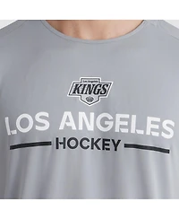 Fanatics Men's Gray Los Angeles Kings Authentic Pro Rink Tech T-Shirt