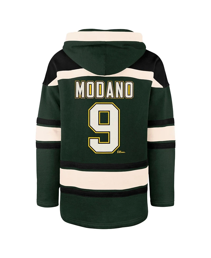 '47 Brand Men's Mike Modano Green Dallas Stars Retired Player Name & Number Lacer Pullover Hoodie