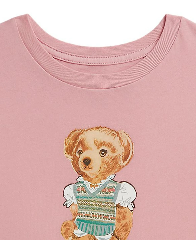 Polo Ralph Lauren Girls' 7-16 Bear Short-Sleeve T-Shirt
