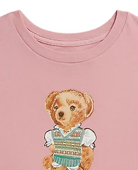 Polo Ralph Lauren Girls' 7-16 Bear Short-Sleeve T-Shirt