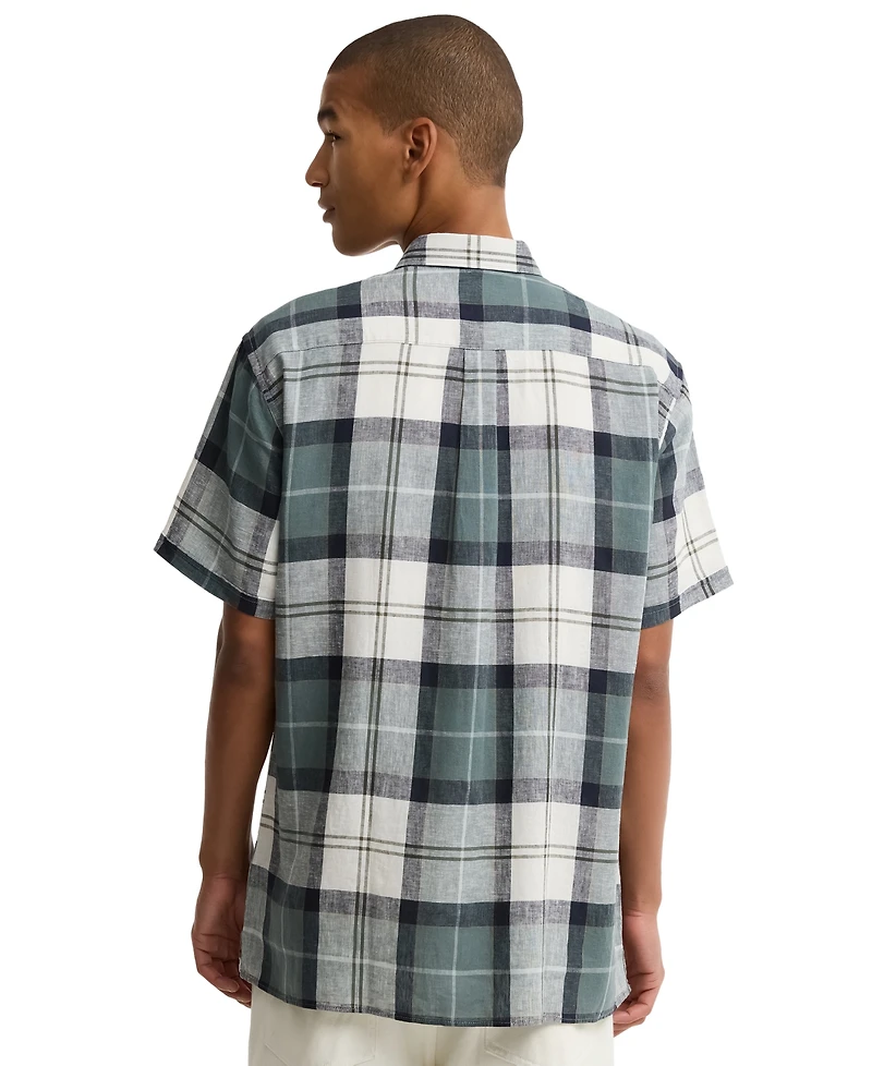 Barbour Men's Croft Tartan Regular-Fit Short-Sleeve Shirt