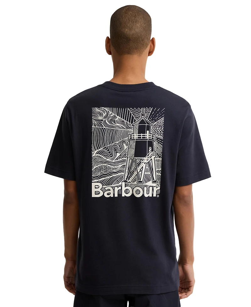 Barbour Men's Moonwell Graphic Relaxed-Fit Cotton T-Shirt