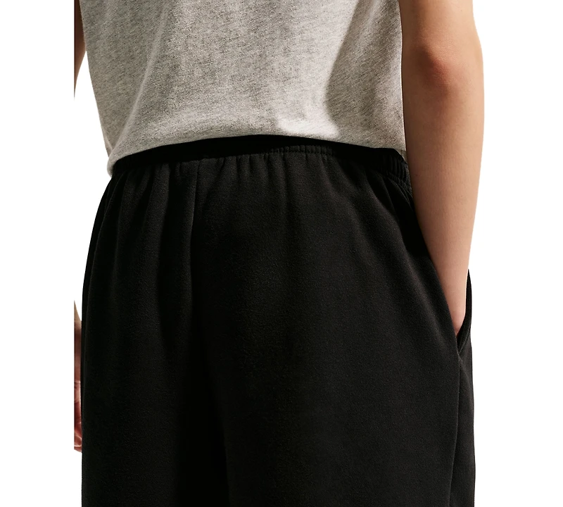 Nike Girls' 7-16 Sportswear Studio Fleece Drawcord Pants