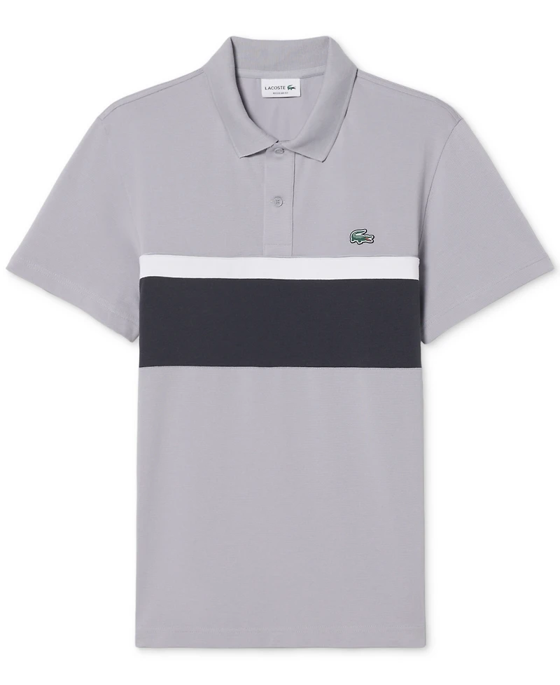 Lacoste Men's Regular-Fit Color Block Polo Shirt