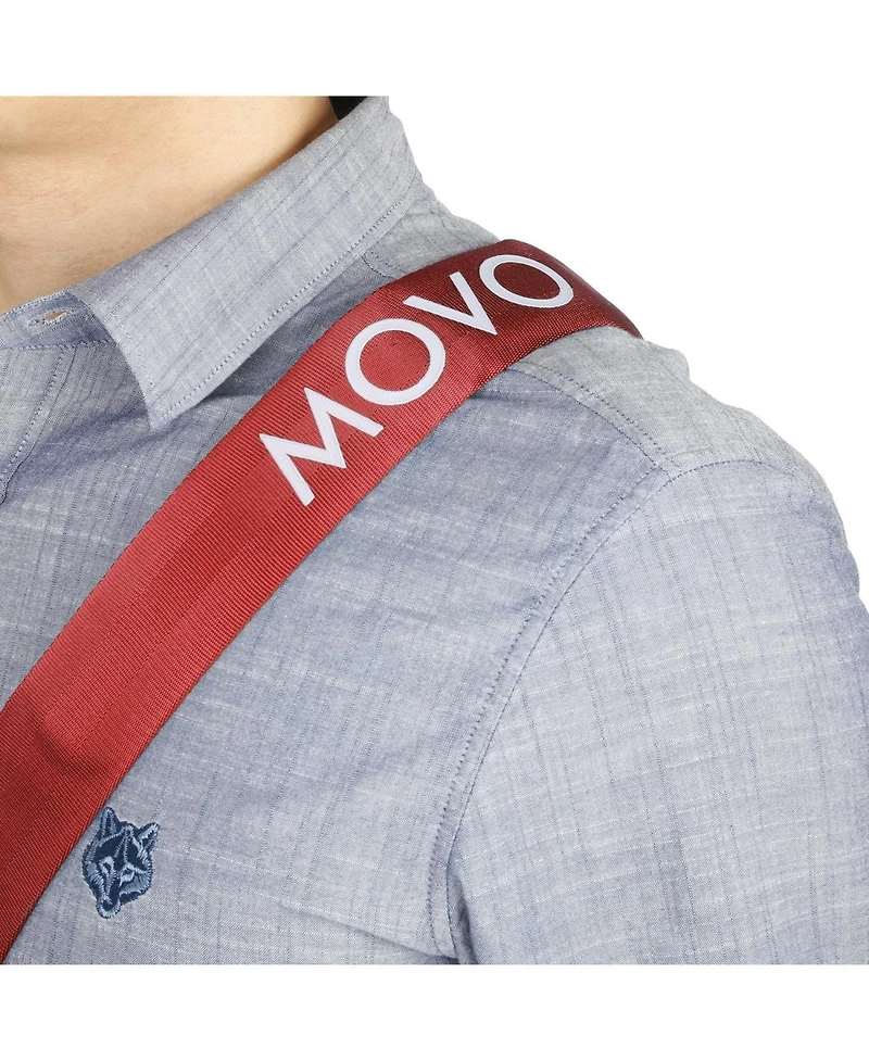 Movo Ns-203 Nylon-Webbed Camera Strap with Gel Shoulder Strap for Dslr's and Binoculars (Coral)
