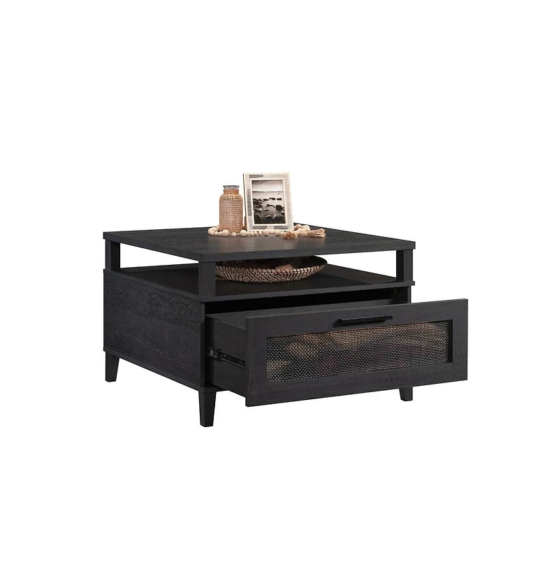 Sauder Tiffin Line Coffee Table, Raven Oak finish