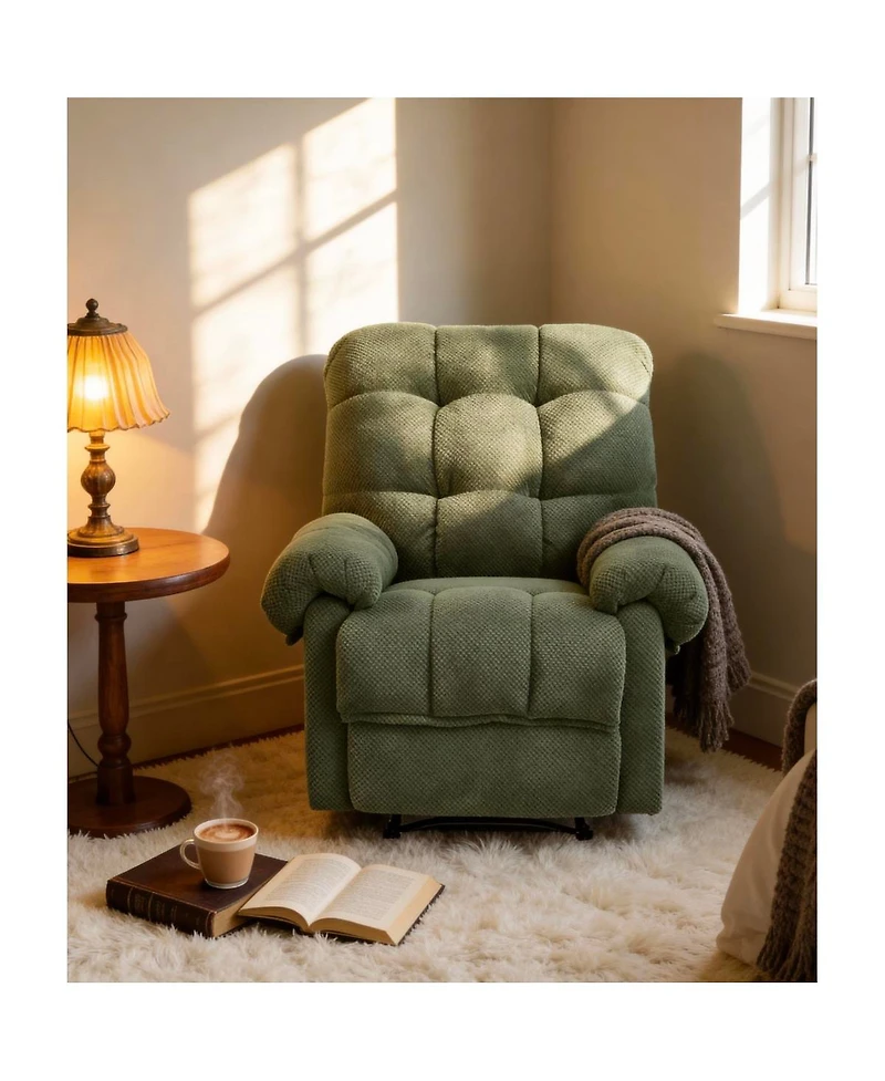 Streamdale Furniture Overstuffed Manual Recliner Chair