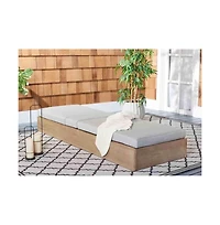 Augusta Home Vincent Wood Chaise Lounge Chair
