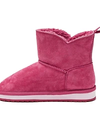 Lands' End Kids Lined Suede Indoor Outdoor Boots