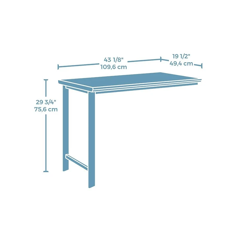 Sauder Bergen Circle Desk Return