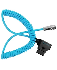 Kondor Blue Coiled D-Tap to Bmpcc 4K/6K Power Cable
