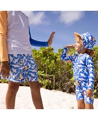 Snapper Rock Little Boys Shark Squad Swim Short