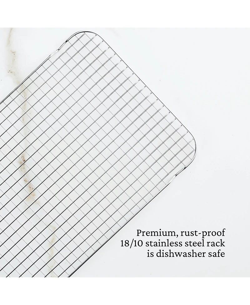 Hestan Provisions Oven Bond Try-plyl Half Sheet Cooling Rack 2-Piece Set