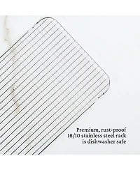 Hestan Provisions Oven Bond Try-plyl Half Sheet Cooling Rack 2-Piece Set