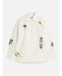 Scotch & Soda Women's Embroidered Girlfriend Shirt