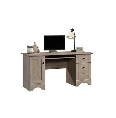 Sauder Miscellaneous Office Computer Desk, Laurel Oak finish