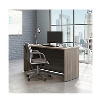 Sauder Affirm Commercial Office Desk Return, Hudson Elm finish