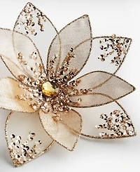 Holiday Lane Jeweled Classics Flower Clip, Macy's Exclusive