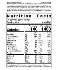 Betsy Ann Chocolates Traditional Milk Non Pareils and Gourmet Malted Milk Balls, 10 oz.