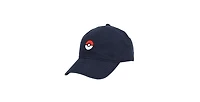 Pokemon Men's Embroidered Poke Ball Adult Dad Cap