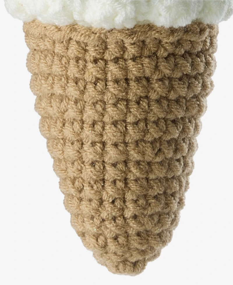 Holiday Lane Nutcracker Sweets Crochet Ice Cream Cone Ornament, Macy's Exclusive