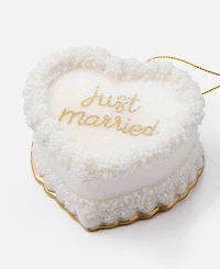 Holiday Lane Just Married Cake Ornament, Macy's Exclusive