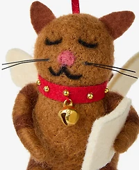 Holiday Lane Pets Angel Reading Cat Ornament, Macy's Exclusive