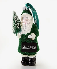Holiday Lane Chicago Marshall Fields Beaded Santa Ornament, Macy's Exclusive
