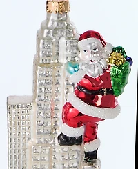 Holiday Lane New York Santa Climbing Building Ornament, Macy's Exclusive