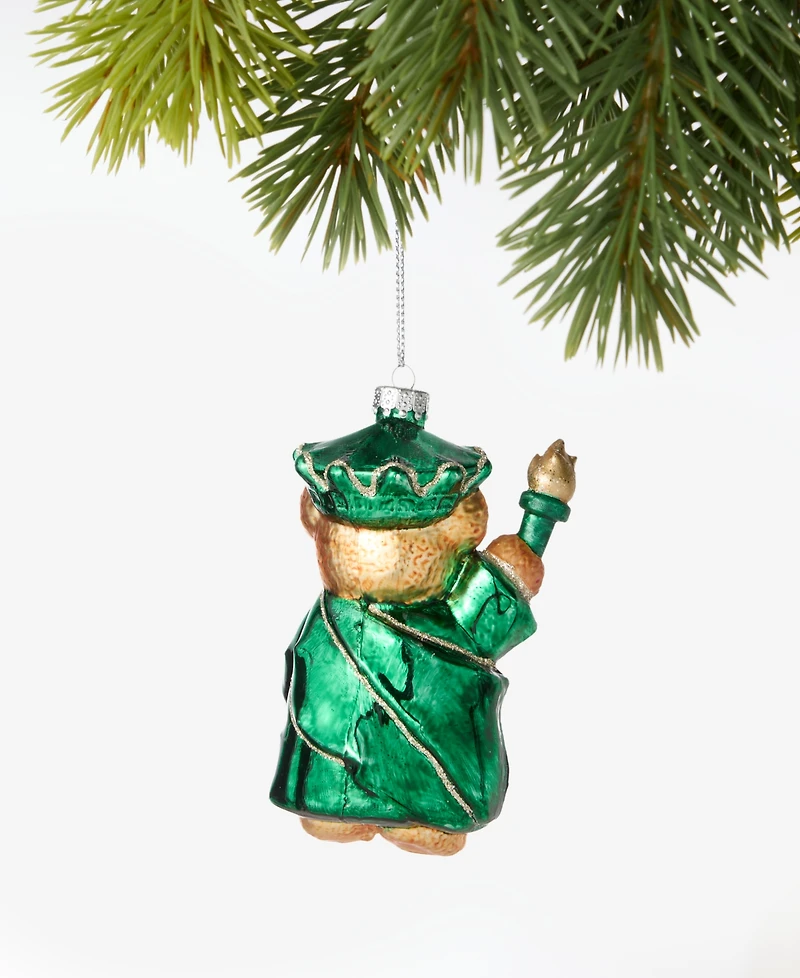 Holiday Lane New York Bear Statue of Liberty Ornament, Macy's Exclusive