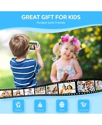 Contixo Kids Instant Print Camera with 3 Rolls of Paper and 32GB Card, 1080P, Ages 3-12, boys girls