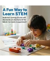 Contixo ST36 Stem Circuit Kit with Wires Electronic Building Toy for Kids Ages 6+