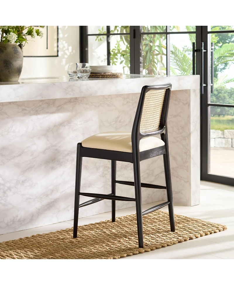 Safavieh Reinhardt Rattan Counter Stool