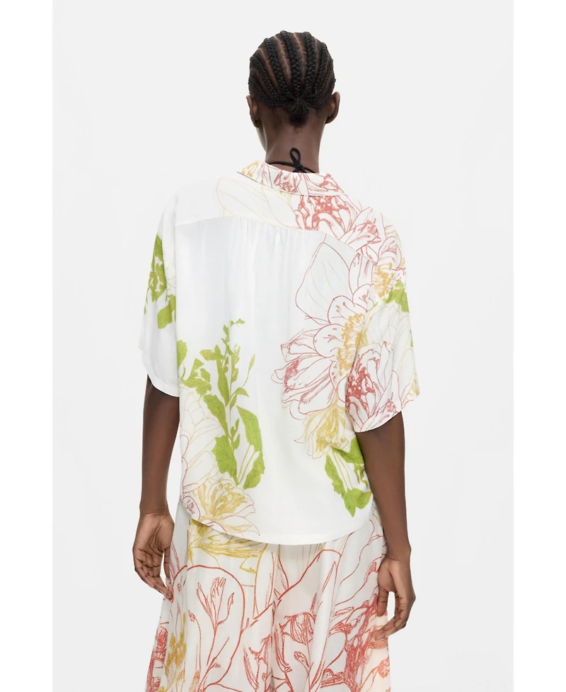 Desigual Women's Short-sleeved floral shirt