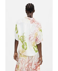 Desigual Women's Short-sleeved floral shirt