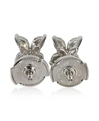 Pre-Owned Tiffany & Co Platinum Diamond Small Model Victoria Earrings
