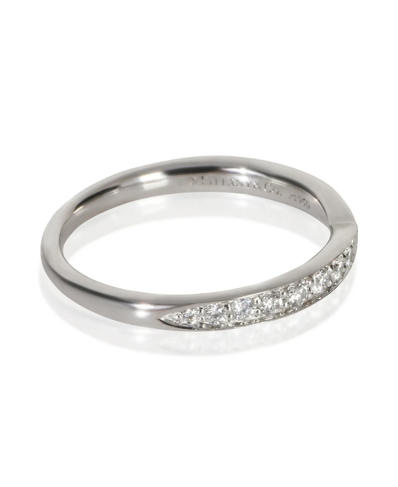 Pre-Owned Tiffany & Co Platinum Diamond Harmony Band