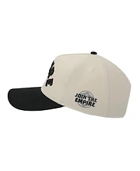 Star Wars Men's Empire White & Black A-Frame Snapback Hat