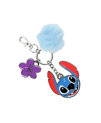 Disney Lilo and Stitch Multi-Charm and Pom Pom Keychain