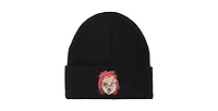 Chucky Men's Embroidery Black Acrylic Knit Standard Cuff Beanie