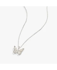 Alex and Ani Butterfly and Crystal Necklace, Adjustable