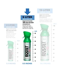 Boost Oxygen 5 Liter Canned Oxygen Bottle with Mouthpiece