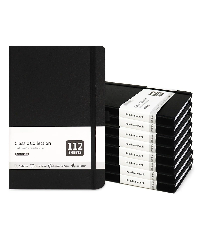 Gnuadz A5 College Ruled Hardcover Journal Notebook