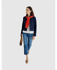Hobbs London Women's Selborne Boxy Cropped Denim Jacket