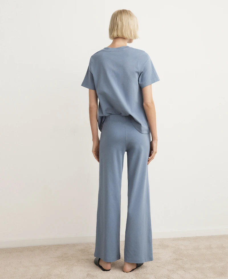 Mango Women's Long Cotton Pajama Pants