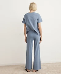 Mango Women's Long Cotton Pajama Pants
