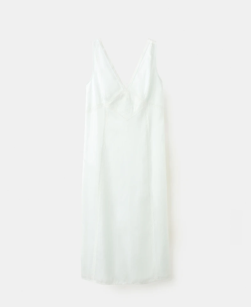 Mango Women's Lace Detail Nightgown
